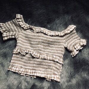Moon River gingham top